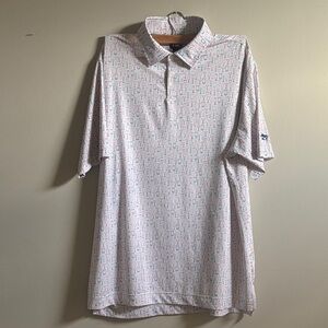 Men's FootJoy Polo Shirt with Cocktail Glass Design